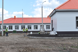 Строительство детского сада в Хохорске